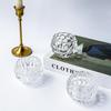 Nordic Glass Candlestick - Elegant Tea Light Holder for Weddings & Home Decor