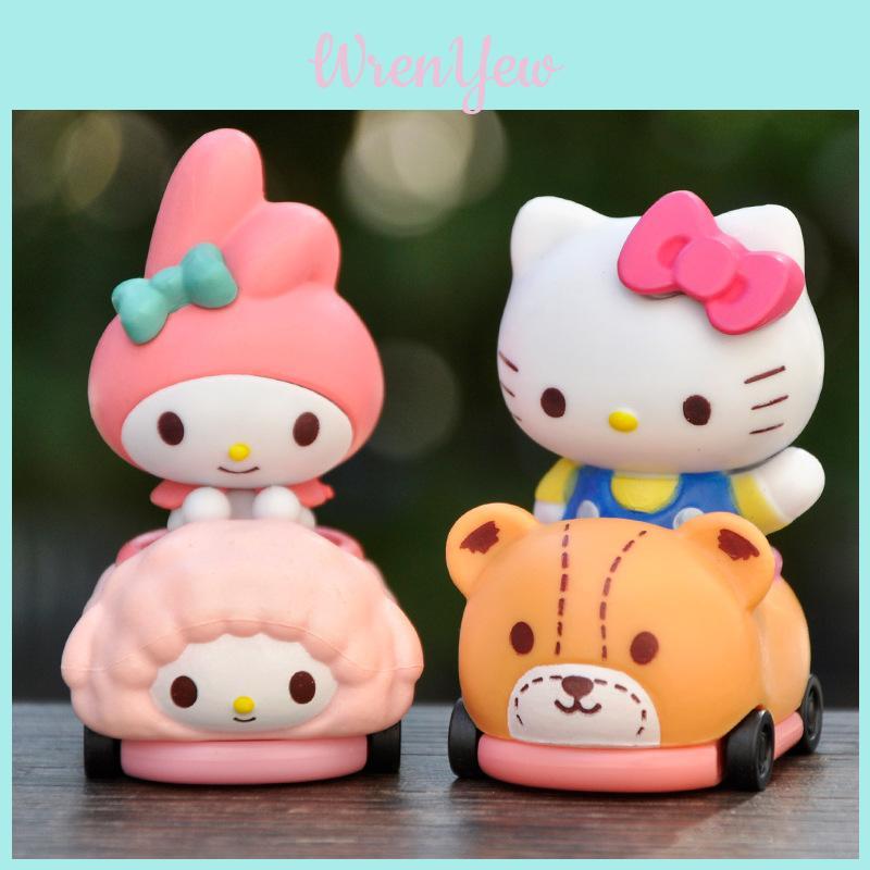 Фигурка-игрушка Hello Kitty из ПВХ для автомобиля, слепой бокс, для детской комнаты, со специальными персонажами