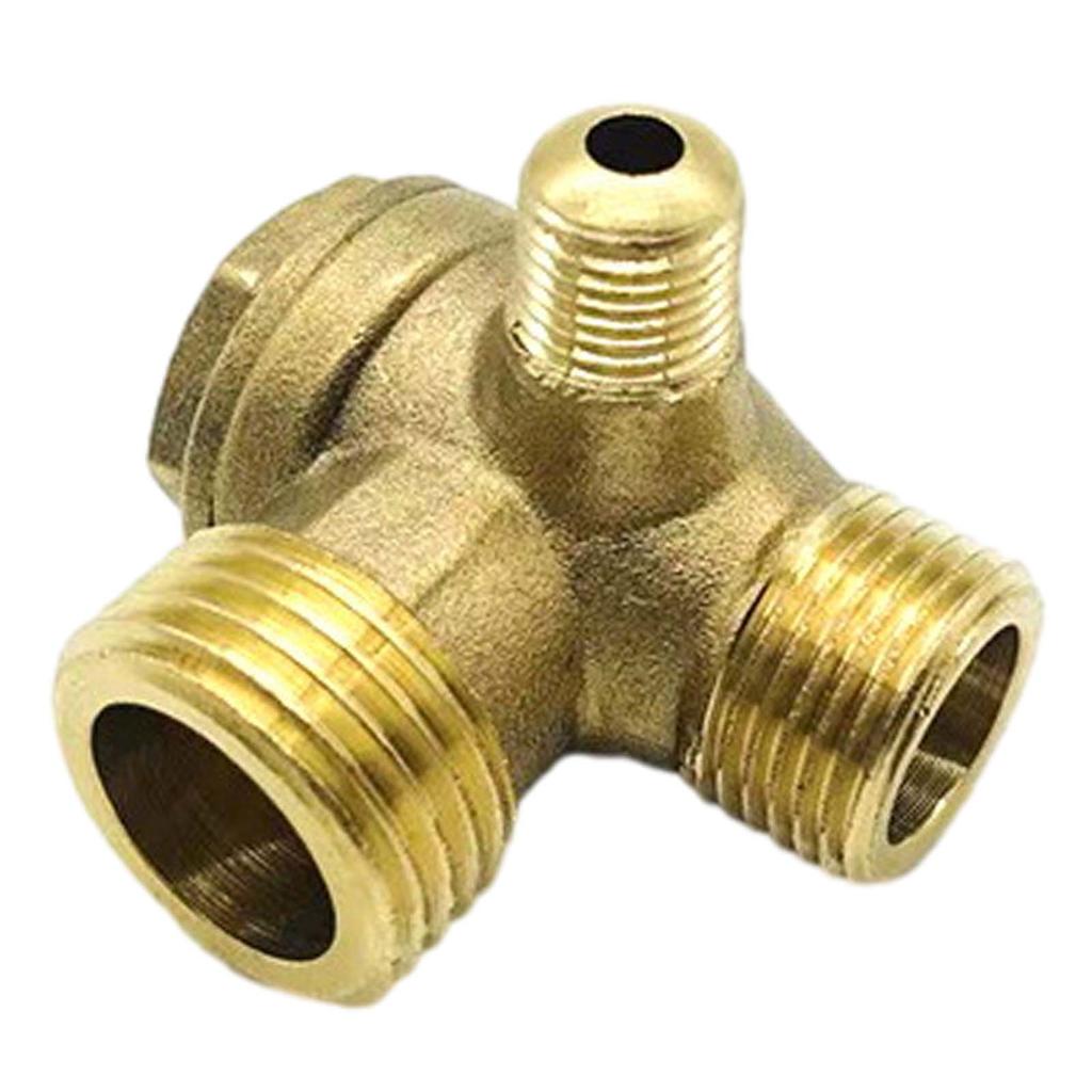 Air Compressor Check Valve Copper Exhaust Tube Replacement External Thread