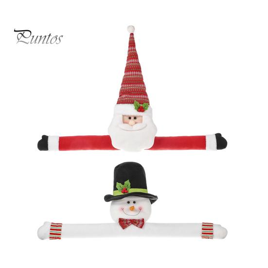 Топпер для рождественской елки, мультяшный длинный рукав, Санта-Клаус, снеговик, многоразовое праздничное украшение, украшение для рождественской елки, товары для вечеринок