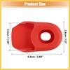 BULLSPANN 2pcs Soft Plastic Bicycle Cycling Crank Boot Protector Mountain Bike Sleeve Crank Arm Cover Protection Red