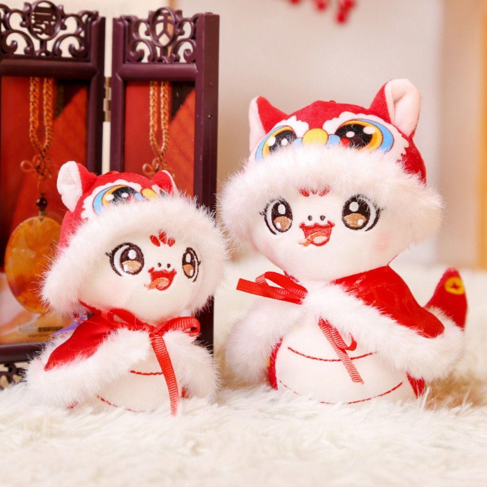 Большие Глаза Счастливая Змея Плюшевая Кукла Забавная Змея Год Плюшевая Игрушка Очаровательная Мягкая Игрушка Кукла Домашний Декор