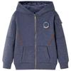 Children's Zip-up Hoodie Dark Blue Marl 92/104/116/128/140
