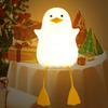 Kanshita Duck Night Light, LED Nursing Light, Cute Bedside Lamp with 3-Level Dimming, Duck Paradise Night Light, Table Lamp, Gift for Bedside, USB