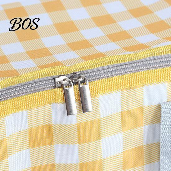 Camping Lunch Bag Insulated Picnic Bag, Foldable Thermal Basket for Outdoor, Heavy Folding Duty Aluminum Foil Cooler Food, Accessory Durable Storage