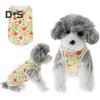 Pet Vest Puppy Shirt Breathable Soft Fabric Wear-Resistant Cute Summer Dog Clothes Printed Pet T-Shirt