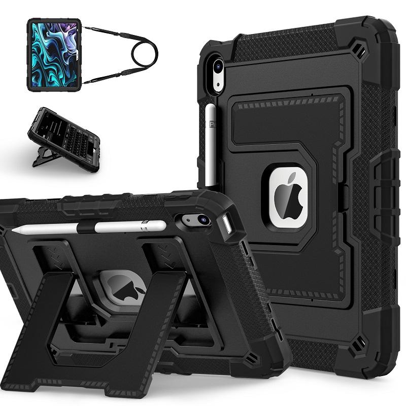 Funda For iPad 7th 8th 9th GEN10.2 Case iPad 12th A1911th Gen 11 10th 10.9 Shockproof Safe PC Silicon Hybrid Stand Tablet Cover