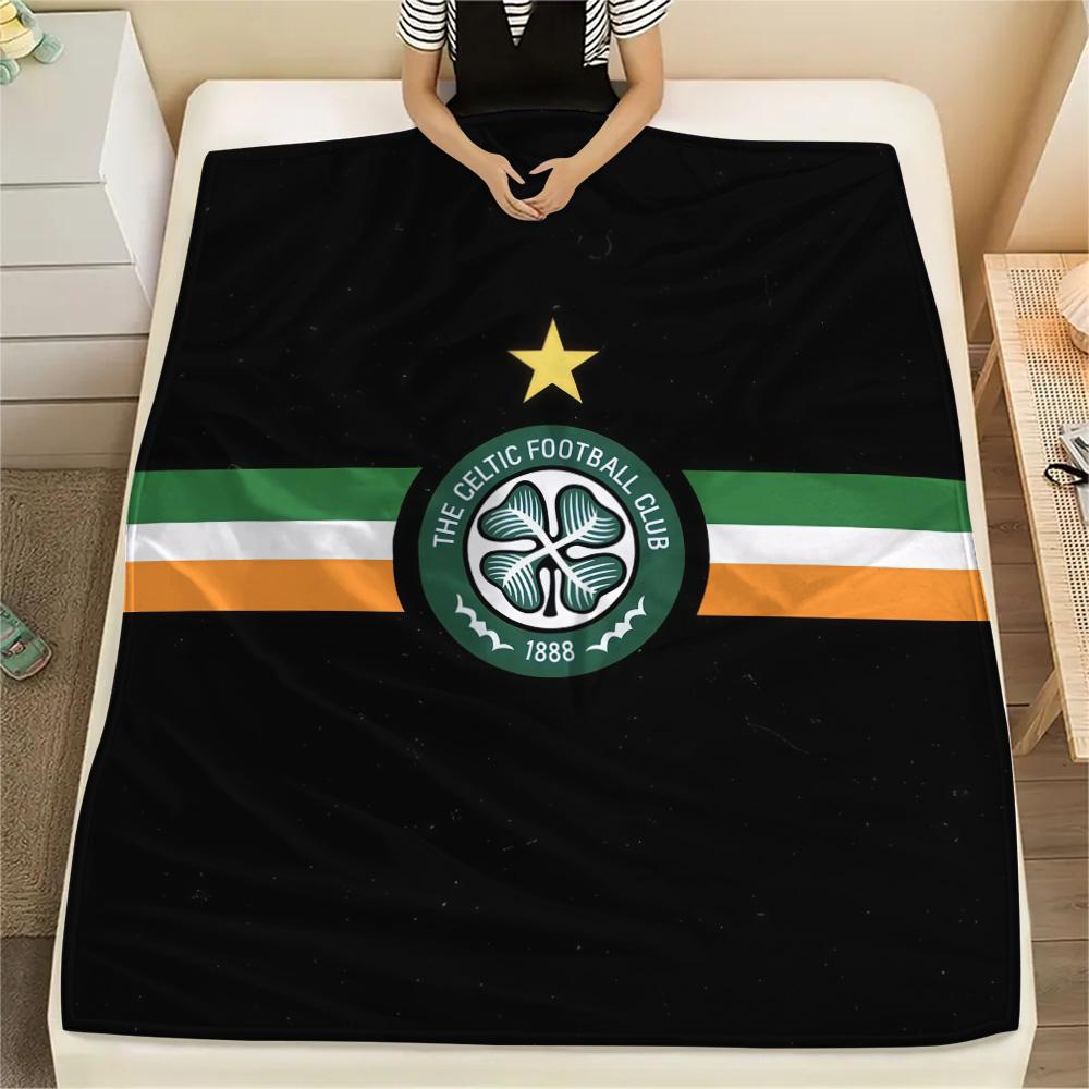 Celtic Football Club Flannel Blanket, High quality Comfortable for All Seasons, Home Decor, Warmth and Comfort