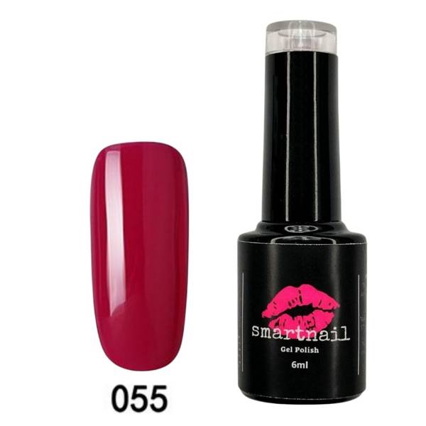 055 Smartnail Hybrid Varnish 6мл 6г пастельно-красный