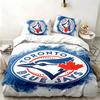 Blue Jays Academy 3pc set Perfect for bedroom use Comfortable bedding set includes a duvet cover and two pillowcases Ideal birthday or Christmas gift