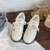 Ретро нишевые немецкие тренировочные кеды женские инс тренд 2025 лето новые дышащие универсальные повседневные спортивные маленькие белые кеды