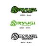 Ryugi AFL058 RYUGI Напольный графический логотип Зеленый x Черный
