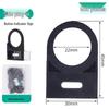 Eleco 22mm Snap-in Sign Frame Indicator Button Label, 100 Pieces