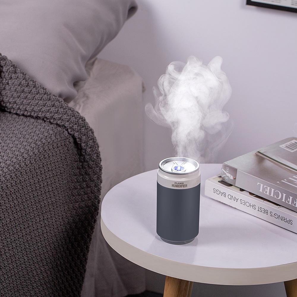 Portable USB Creative Coke Can Humidifier for Home, Office, and Car