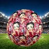 1pc Standard Football Size 5, Soccer Balls, Betty Boop Pattern Soccer Ball, Machine Stitched, Ball for Training & Outdoor Match