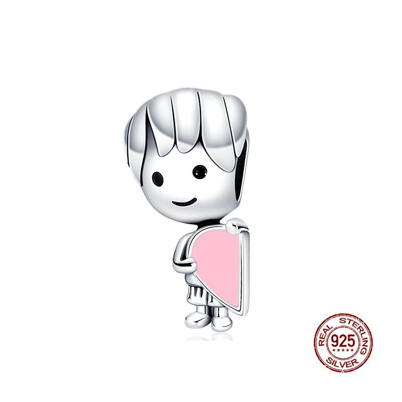 Новинка Модные Медные Сестры на Качелях Шармы Бусины Подходят для Оригинального Шарм-браслета 3 мм Бангл DIY Подарок Ювелирные Изделия