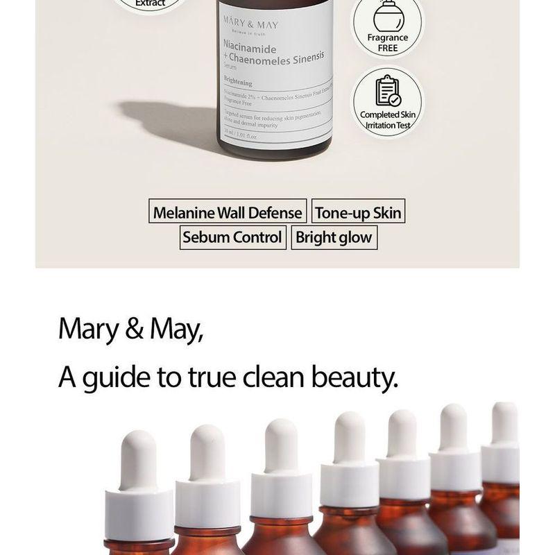 Mary&May Ниацинамид + сыворотка Chaenomeles Sinensis