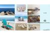 Pink Wooden Outdoor Lounge Chair for Beach, Balcony, Camping, and Garden