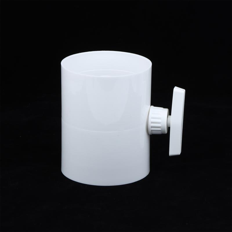 Portable PVC Air Valve Anti-Corrosion Round Pipe Air Volume Regulator 75-200mm for Livestock Farm Ventilation Use