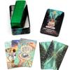 10.3*6cm Wild Reflections Tarot Deck 78 Pcs Nature-Inspired Tarot Cards for Beginners with Green Gilded Edges In A Tin Box