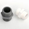 1PC 1/2~2'' Double Male Thread PVC Equal Straight Connectors Aquarium Fish Tank Water Supply Pipe Fitting Irrigation Accessories