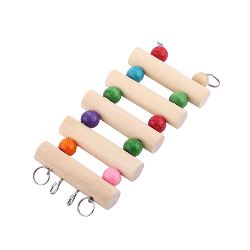 Bendable Structure Wood Climbing Swing Wooden Material Hamster Climbing Toy For Hamster