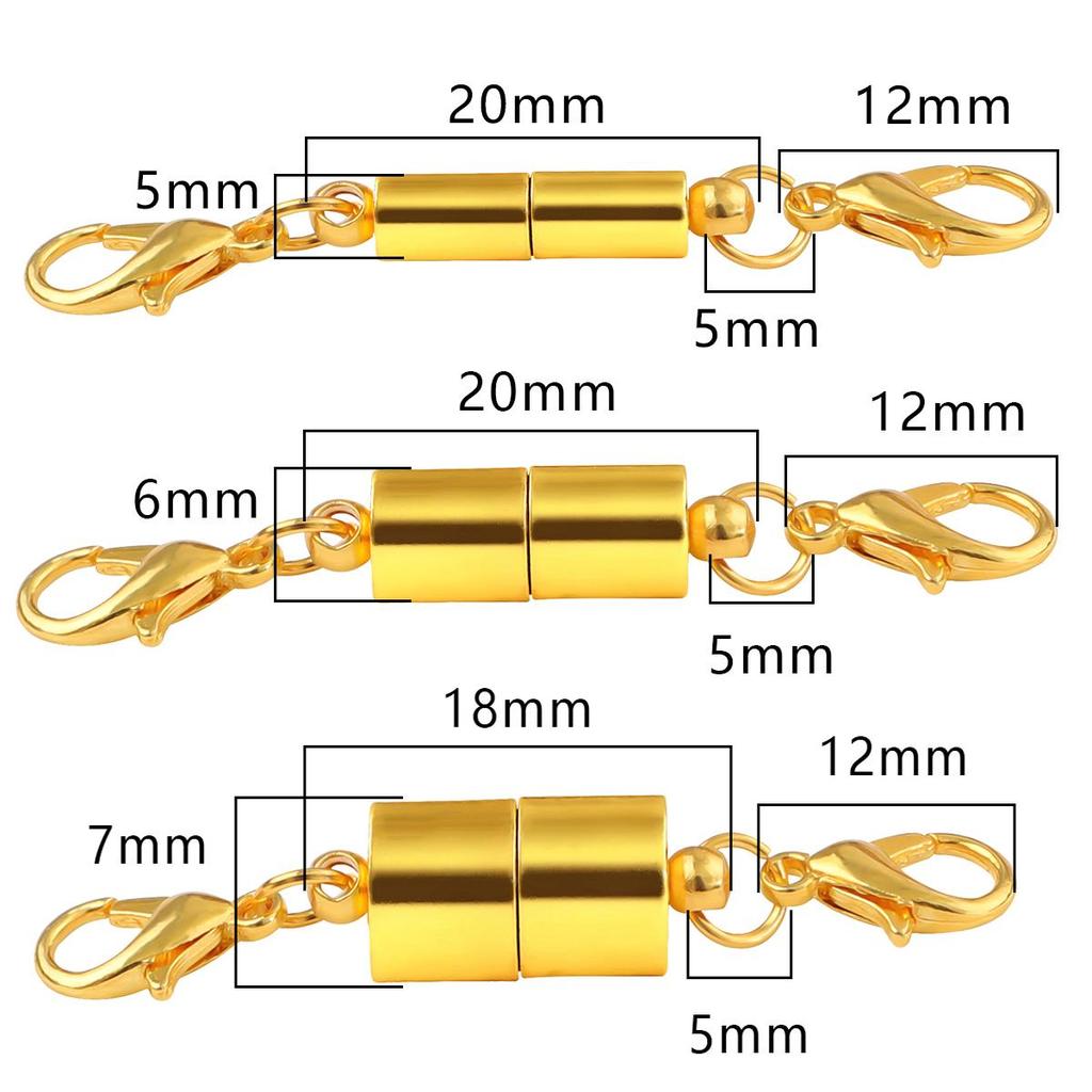 2/5 шт., аксессуары, магнитные застежки-лобстеры для ожерелья, браслета, крючки-шарики-лобстеры