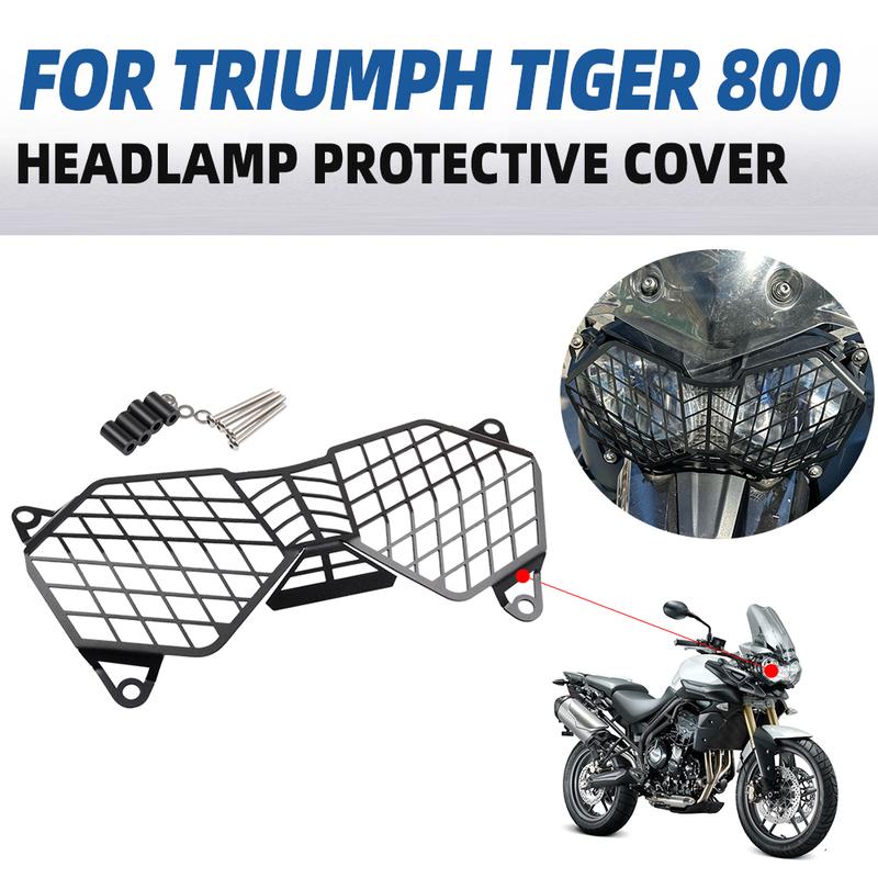 Защитная решетка фары мотоцикла для Triumph Tiger 800 1200 XC Explorer 1200XC Аксессуары Решетка фары Сетка