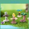 Charming Resin Miniature Signpost Decor For Moss Terrariums And Fairy Gardens