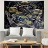 1PC Turtles Team Adventure Tapestry Accessories Playroom Tapestry, for Bedroom,Livingroom, dormitory Room Wall Decor Fan Birthday Gifts