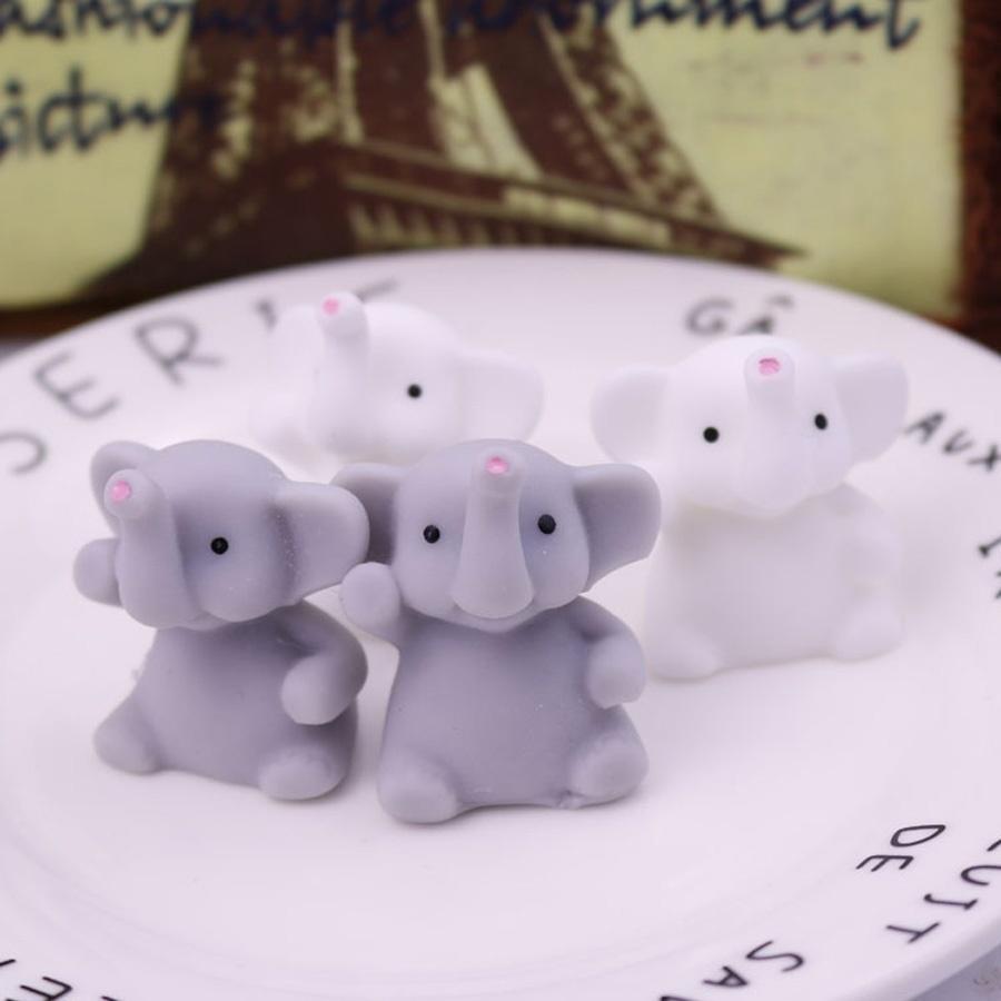 2 шт./компл. Mochi Squishy Elephant Squeeze Healing Fun Kids Kawaii Игрушка для снятия стресса Декор