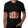 Six Abdominal Muscles Abdominal Muscles Tshirt Casual All Match Short Sleeve Tshirt
