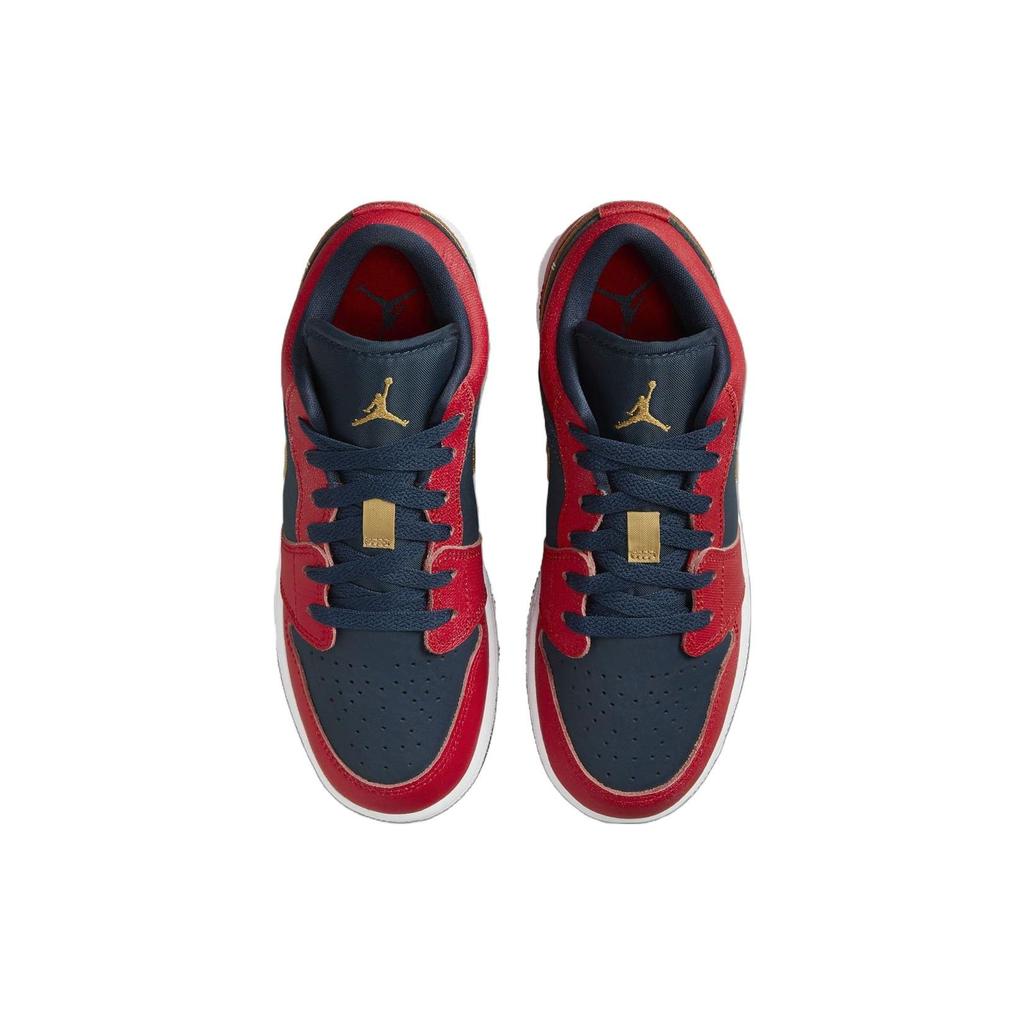 Кроссовки Air Jordan 1 Low GS Olympic Kids Red Armory-Navy Sport-Red FQ7380-400