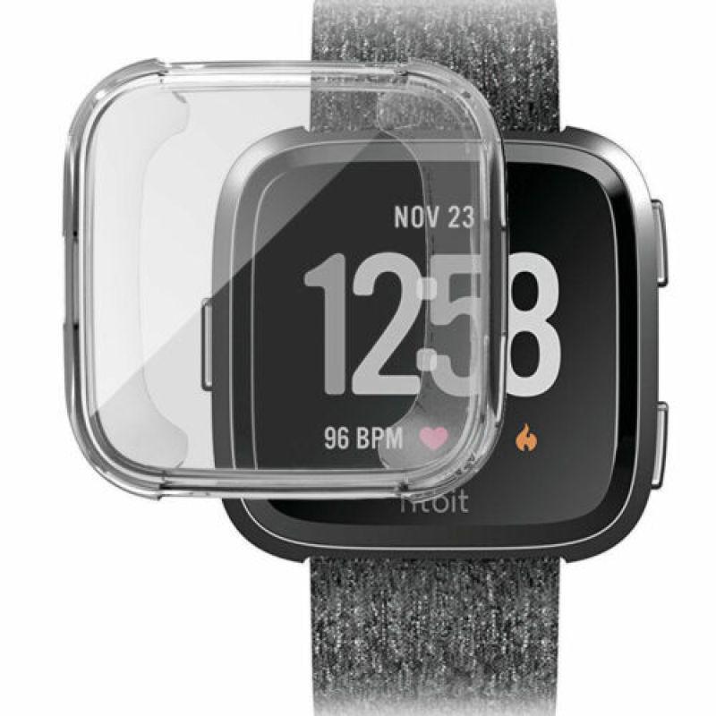 Для Fitbit Versa Силиконовый Ультратонкий Чехол из ТПУ Защитная Рамка для Экрана