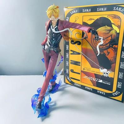 ONE PIECE Фигурка Санджи Фигурка Санджи три стиля Фигурка Санджи ПВХ Статуя Коллекционная Модель Кукла детские Игрушки рождественские подарки