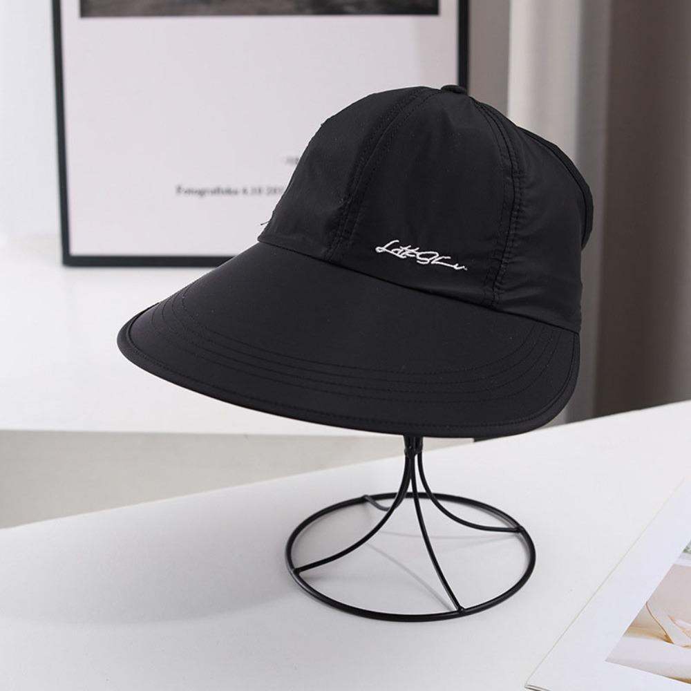 Quick Dry Sunscreen Baseball Hat Wide Brim Empty Top Hat Lightweight Women Sun Hat  Surfing
