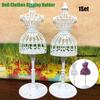 Girls Gift Dollhouse Accessories Model Holder Stand Doll Mannequin Holders White Display Rack