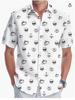 Summer Hawaiian Shirt Men's Fashion Digital Printing Short Sleeve One Hong Kong Trendy