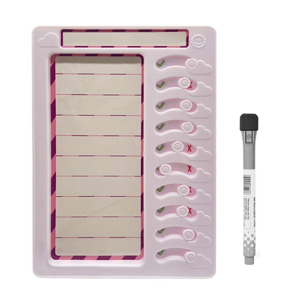 Таблица дел, стираемая доска для планирования списка дел, скользящая таблица распорядка дня, инструменты для борьбы с СДВГ и визуальные расписания для детей и взрослых