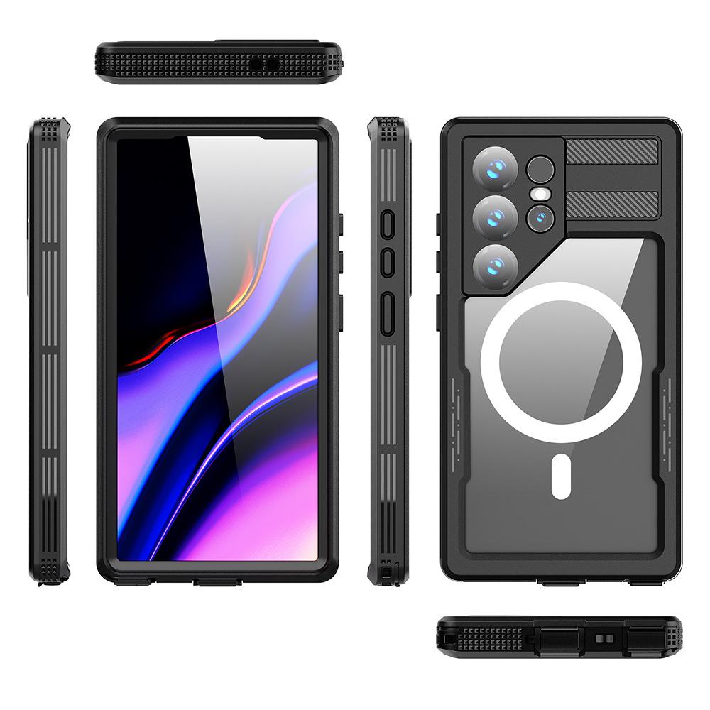 Mars Ares Waterproof Magnetic Case for Samsung S24 Ultra - Double-Sided, Full Coverage, Anti-Fall Protection