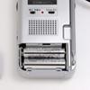 Monochrome Radio USB Charging Dry Battery Power Switchable Silver AM/FM SAD-M726/S