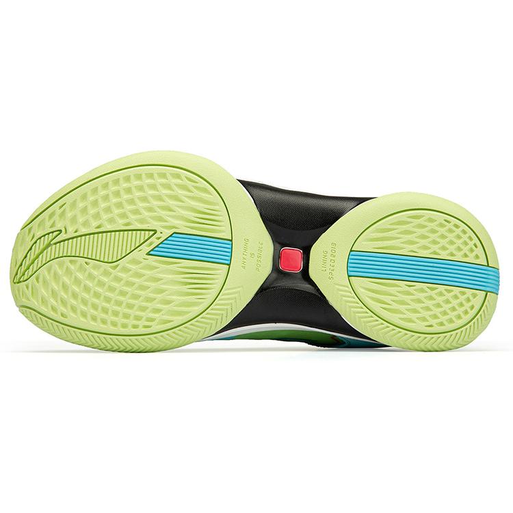 Мужские низкие баскетбольные кроссовки Li Ning Performance Зелено-синие ABPR069-7