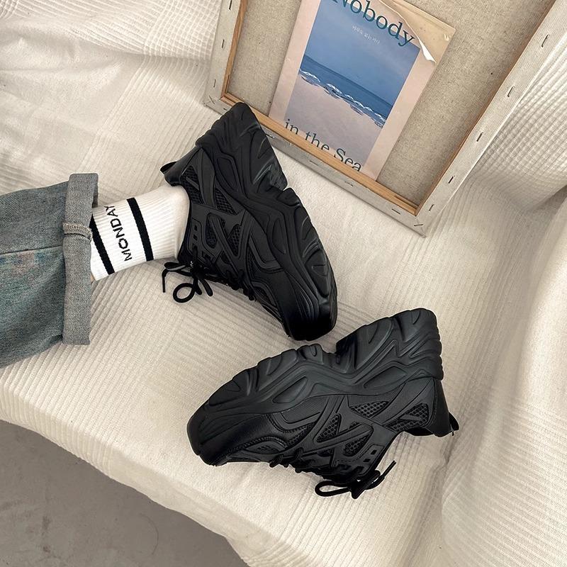 Повседневные папины кроссовки женские весна-осень увеличение роста 2025 новые универсальные повседневные спортивные кроссовки
