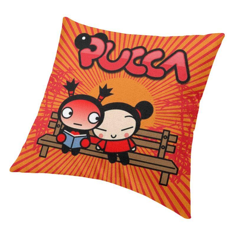 Pucca современная декоративная наволочка для дома, декоративная наволочка с персонажем мультфильма, двухсторонняя печать, уличная подушка, наволочки