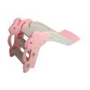 Toddler Slide Folding Plastic Stable Structure Reliable Protection Kids Climber Slide for Kids Pink