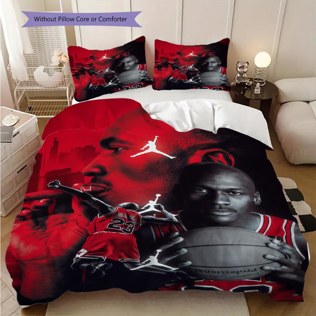 Iconic Legacy Jumpmans Journey Three-piece set(1 * duvet cover + 2 * pillowcase, without core)Bedding set Soft and comfortable