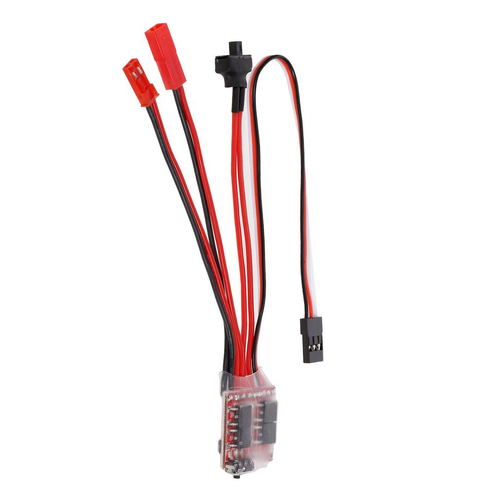 Радиоуправляемая машина 30A ESC Щеточный Прямой Ход Реверс Тормоз Двунаправленный ESC Контроллер Скорости Мотора для 130 180 260 Мотора 1/16 1/18 1/24 Машины Лодки 2 шт.
