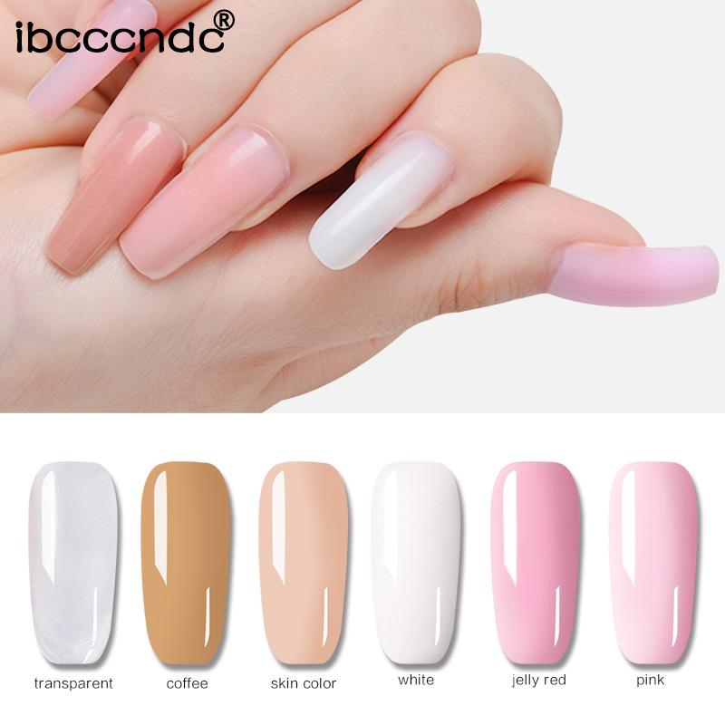 Новый 30 г акрил для ногтей Buider Poly Pink White Clear Crystal UV LED Builder Gel Slip Solution Инструменты для быстрого наращивания ногтей