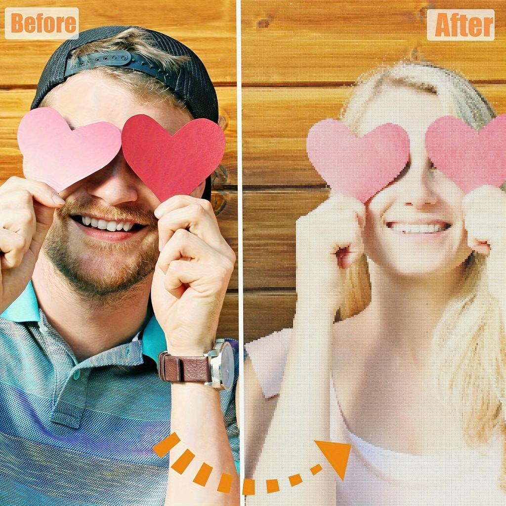 Художественная роспись алмазной живописью Фото Индивидуальная круглая картина из стразов Алмазная вышивка Подарок ребенку, свадьбе и родителям