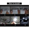 Zoomsee For BMW E87 E81 F20 E36 E46 E90 E91 E92 E93 F30 F31 E39 E60 E61 F10 F11 F12 F06 E38 E63 E65 E66 Interior LED Light KitTurn Signal 2